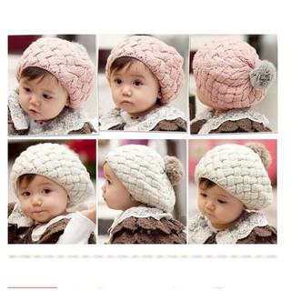 Mũ len nồi dễ thương cho bé gái-siêu xinh
