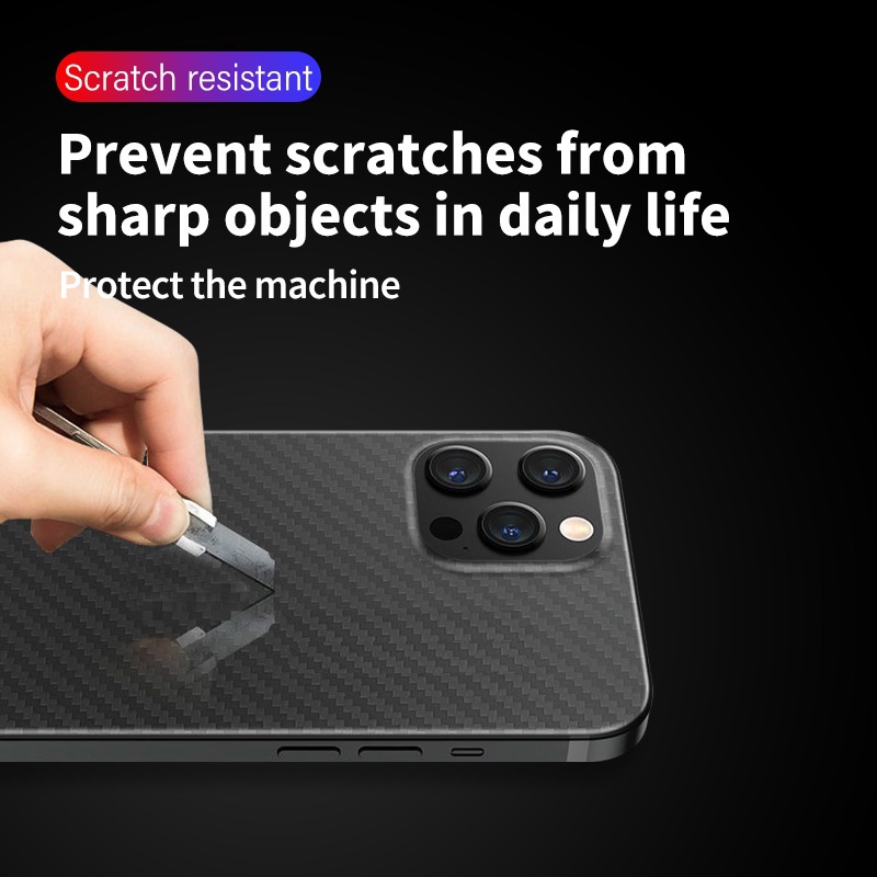 Miếng dán mặt lưng cacbon cho iPhone 15 14 13 12 11 Pro Max 13 Mini X XS XR 6 6S 7 8 Plus