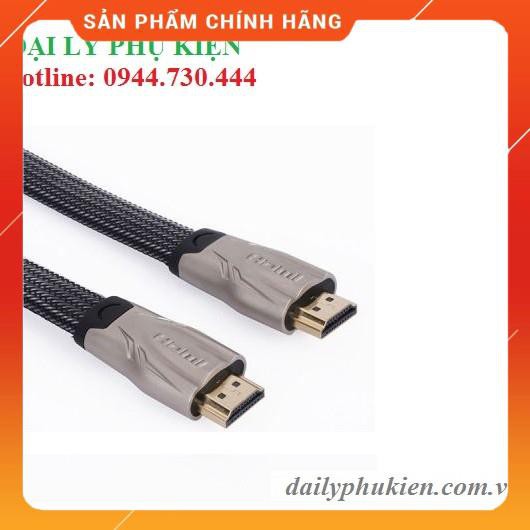 [Mã ELFLASH5 giảm 20K đơn 50K] Cáp HDMI 1m dẹt bọc lưới chống nhiễu UGREEN 10250 dailyphukien