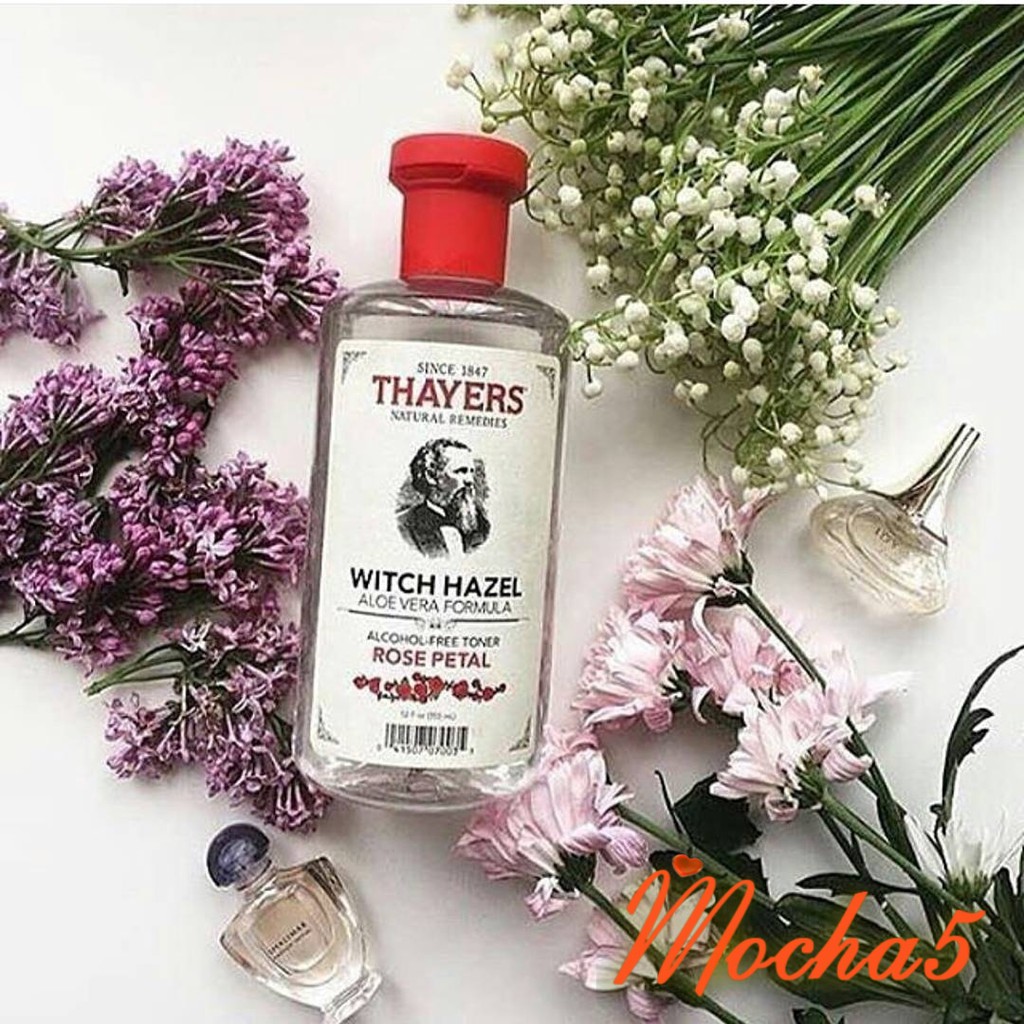 ( Best Seller ) Nước Hoa Hồng Thayers Witch Hazel Toner NHH Thayer làm sạch, se khít lỗ chân lông 355ml