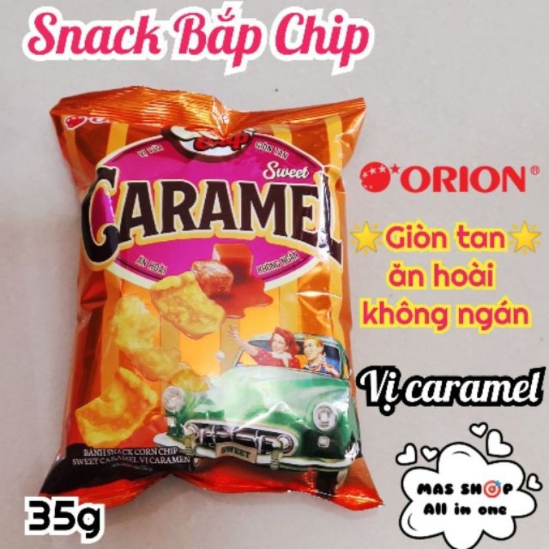 Bánh Snack Bắp Chip CARAMEL ORION® mới 35g