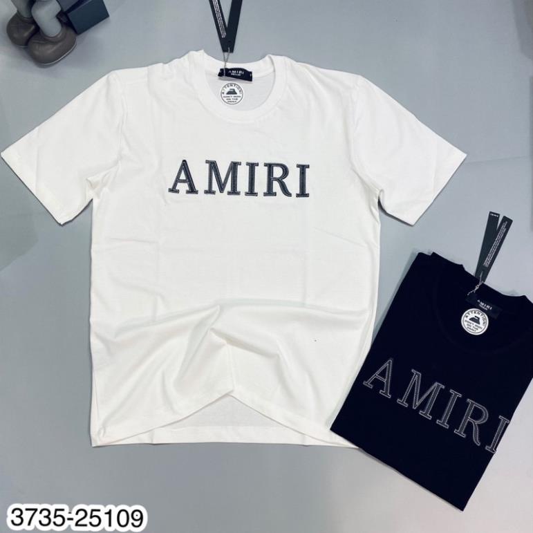 Áo phông Nam Thêu Chữ AMIRI Cao Cấp - Áo Phông AMIRI Chữ Da