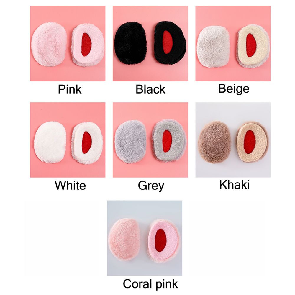 Đồ bịt tai bằng vải lông cừu mềm mại giữ ấm vào mùa đông nhiều màu sắc