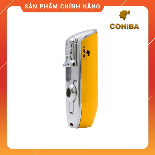 {HOT} Hộp Quẹt Bật Lửa Khò Gas 3 Tia Cohiba COB-528 #7