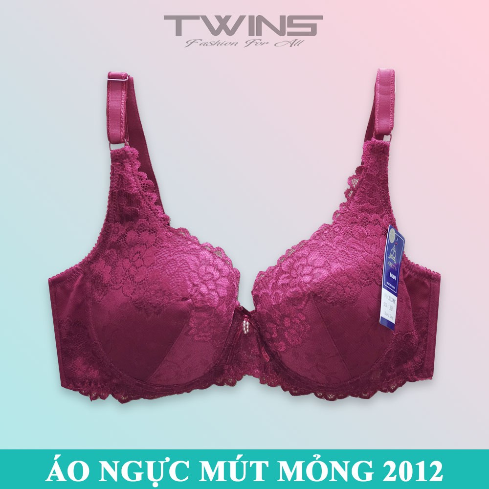 Áo ngực nữ ren sexy nâng ngực Aseity 2012 có gọng mút mỏng nguyên ngực size 36-38-40-42