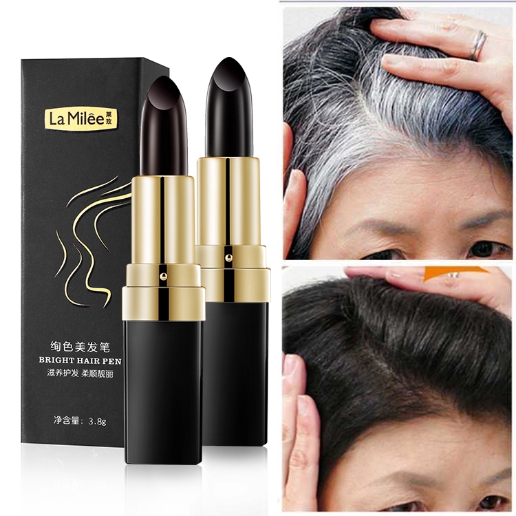 [Hàng mới về] Kem nhuộm tóc tạm thời dùng một lần che phủ tóc trắng tức thời