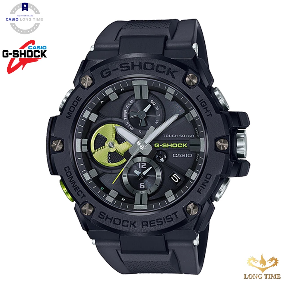 Đồng hồ nam Casio G-shock GST-B100B-1A3DR phiên bản giới hạn Kết nối Bluetooth chống nước 200m bảo hành quốc tế 12 tháng
