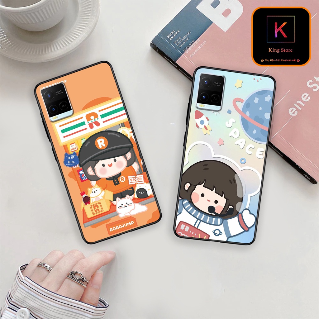 Ốp lưng Vivo Y21 - Vivo Y21s - Vivo Y33s - Ốp in hình Ngân hà &amp; RoroJump siêu đẹp