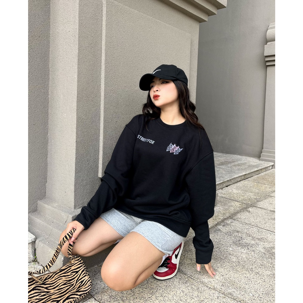 Áo Sweater Nữ Form Rộng Street Fox SW Avocado