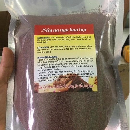 1kg hạt ngũ hoa đắp mặt nạ nguyên chất, hạt đinh lịch handmade