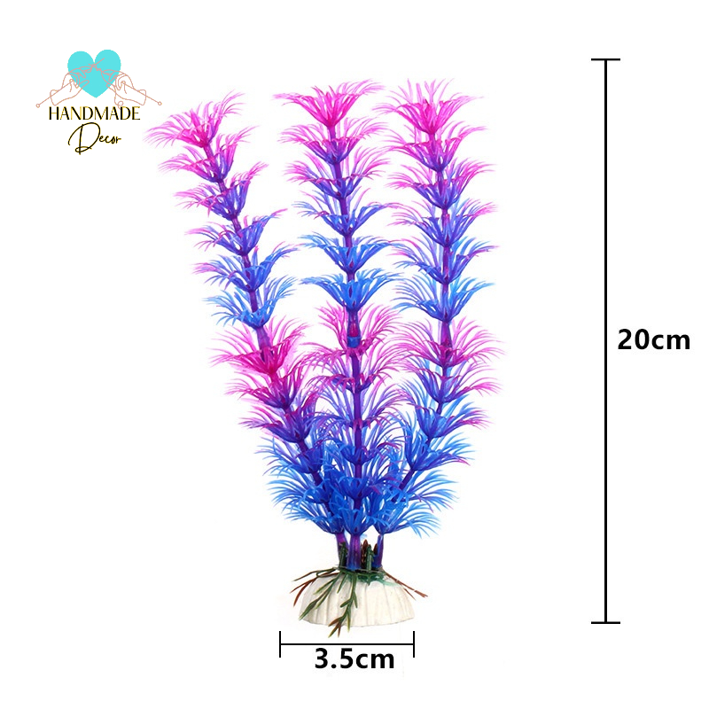 Cây nhựa thủy sinh set bể cá, trang trí tiểu cảnh thủy sinh