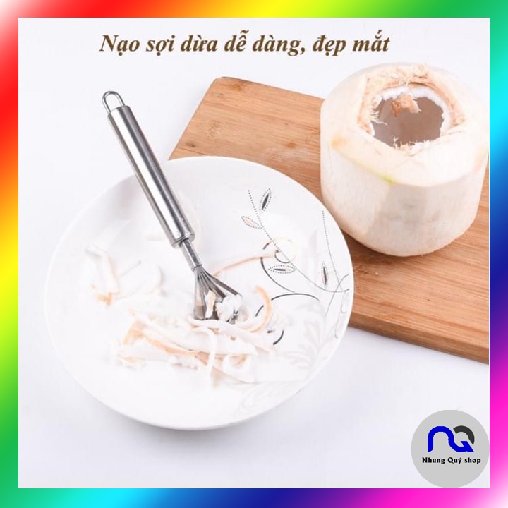 Dụng cụ nạo dừa, đánh vảy cá bằng thép không gỉ tiết kiệm thời gian, dễ sử dụng, an toàn và hiệu quả cao