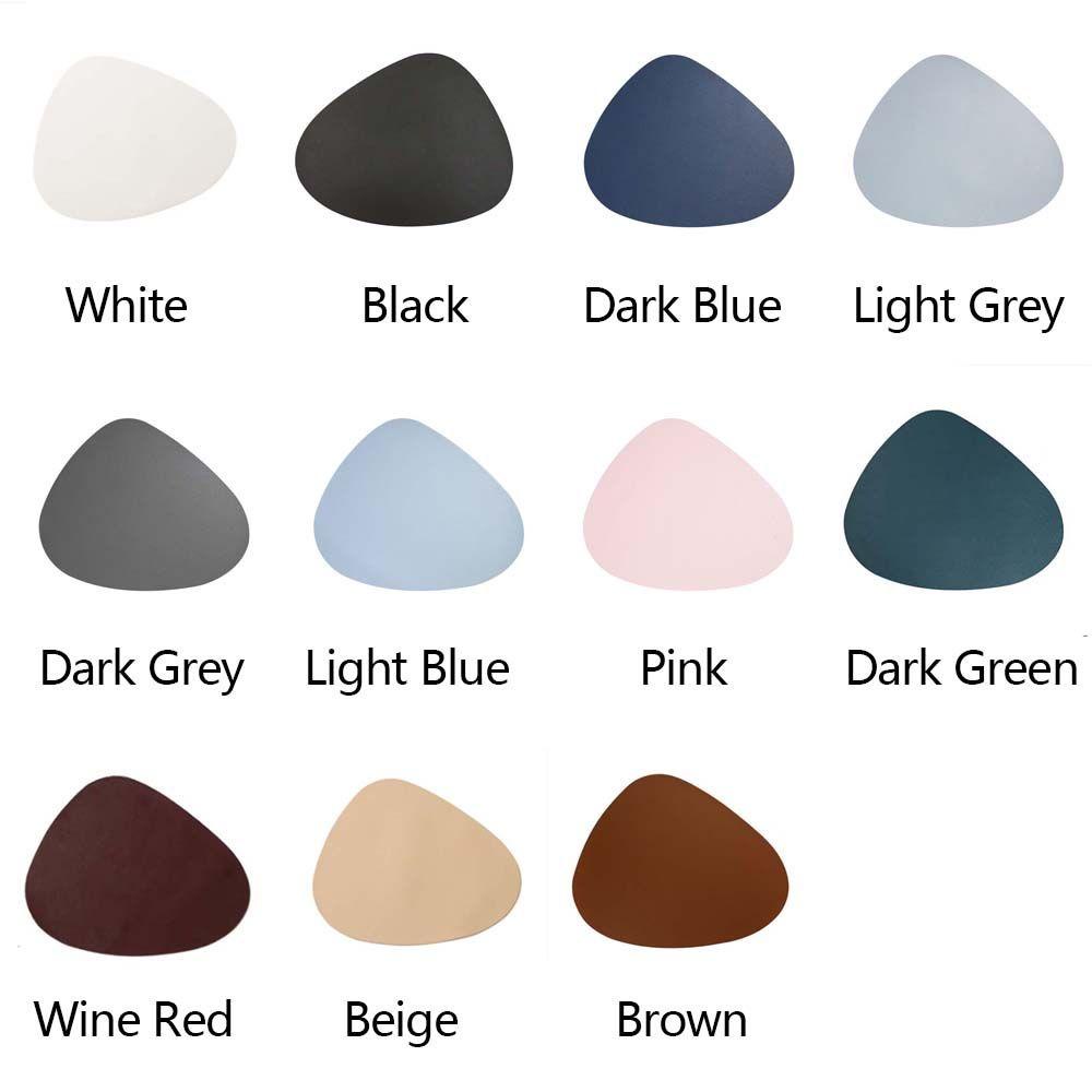 Tấm Lót Bàn Ăn Bằng Da PU Mềm Cách Nhiệt Chống Thấm Nước Tiện Dụng