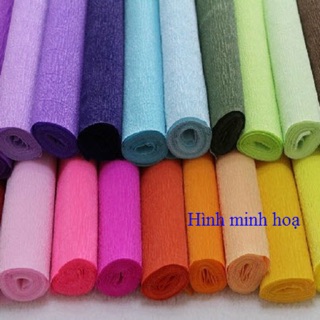 Combo 20 cuon giay lam hoa khach tự chọn màu