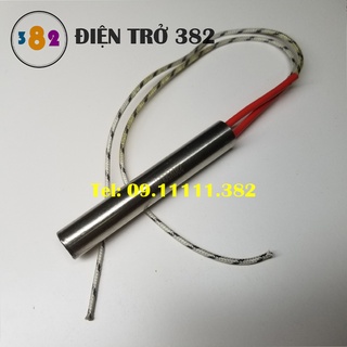 Thanh gia nhiệt một đầu phi 12, thanh nhiệt sấy khuôn, que gia nhiệt, ti nhiệt,  điện trở đốt nóng một đầu