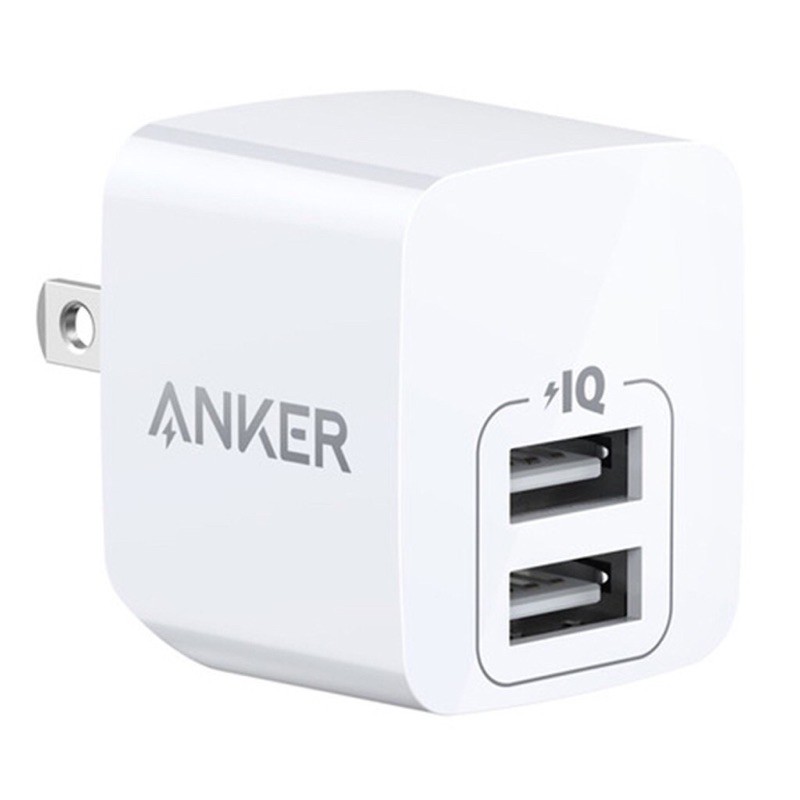 Adapter Củ sạc Anker 2 cổng powerport Mini 12W A2620 - Hàng chính hãng