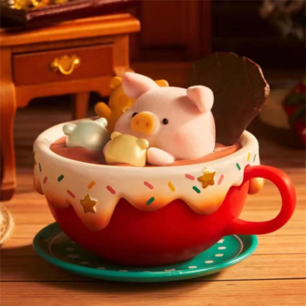 ★Hgtoys★Búp Bê Hình Chú Heo 52 Mắt Trang Trí Giáng Sinh