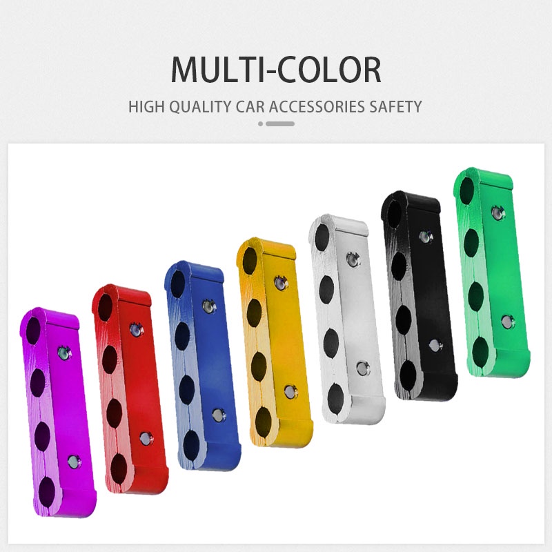 Set 3 Kẹp Cáp Tách Dây Bugi Xe Hơi Bằng Nhôm Thay Thế Tiện Dụng Bộ phân tách dây cáp tự động đa năng Kẹp dây đai ô tô Bộ tổ chức trang trí Bộ phận thay thế Phụ kiện ngoại thất ô tô
