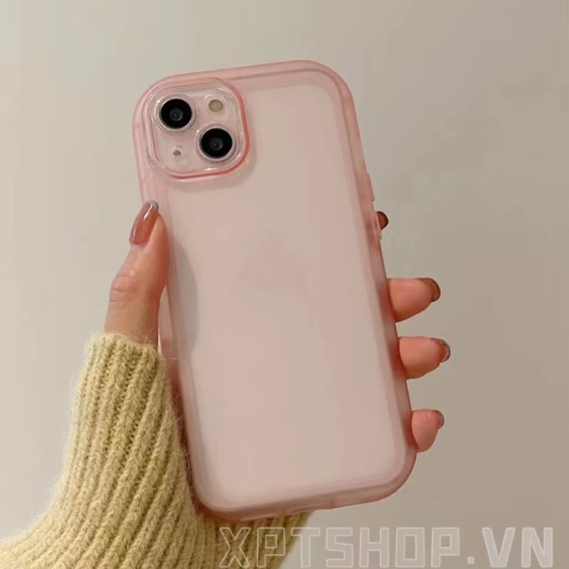 Ốp Điện Thoại Bảo Vệ Camera Chống Sốc Màu Dạ Quang Đơn Giản Cho iPhone 13 Pro Max 12 Pro Max 11 Pro Max XR IX XS Max