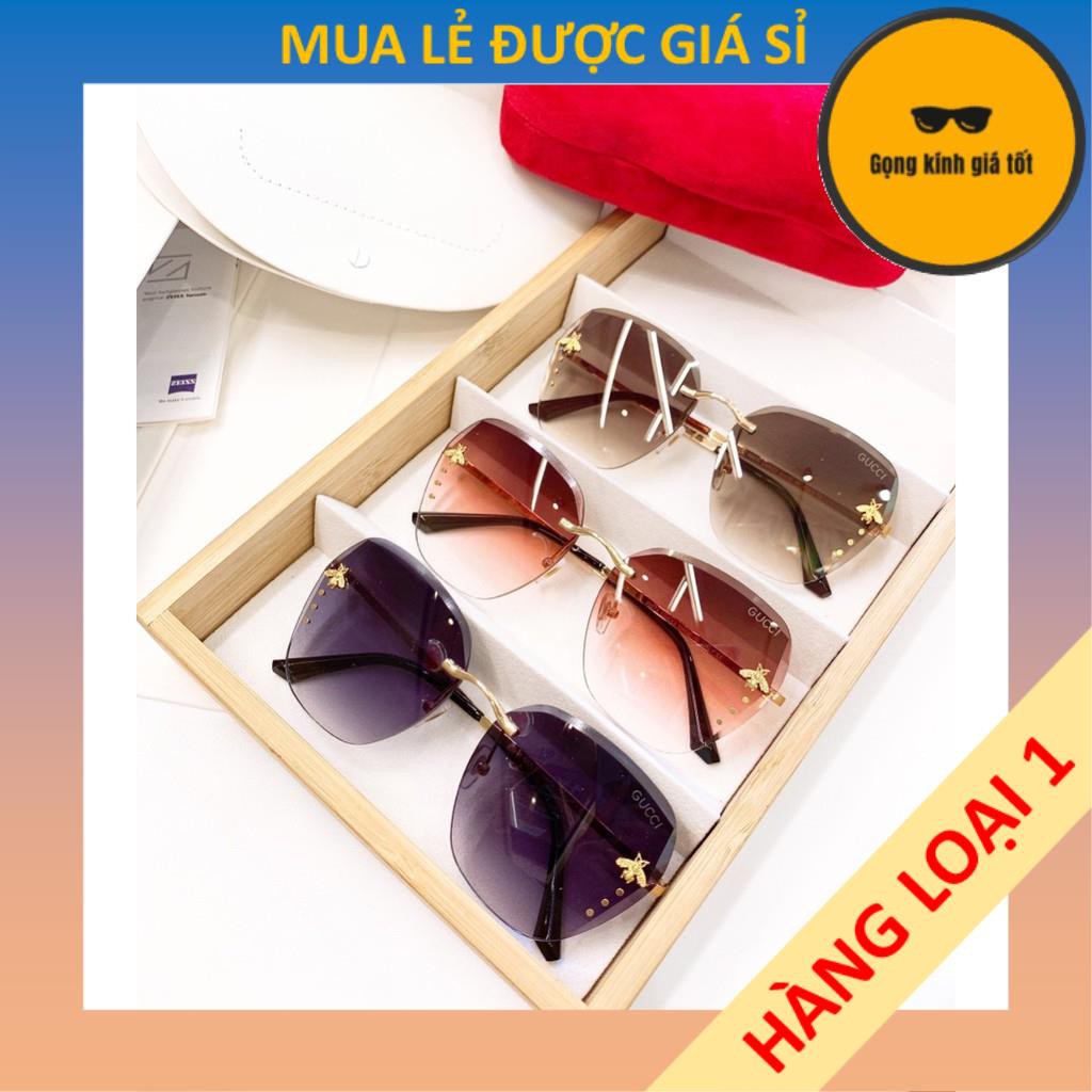 Kính mát thời trang nữ A2043 form kính tràn viền lên mặt cực xinh chống tia UV400 hiệu quả nhiều màu sắc cá tính