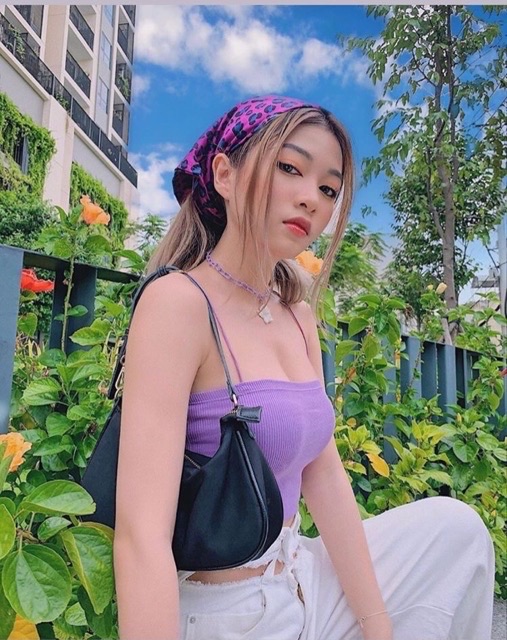 Áo 2 dây croptop dây bún siêu xinh - Carotshop - Freesize dưới 51kg | BigBuy360 - bigbuy360.vn