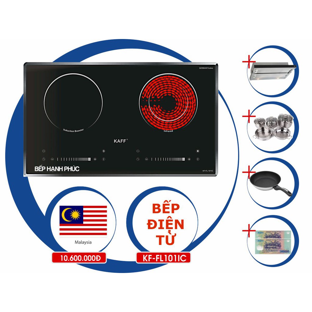 Bếp điện từ Kaff KF-FL101IC – Hàng Malaysia Chính hãng