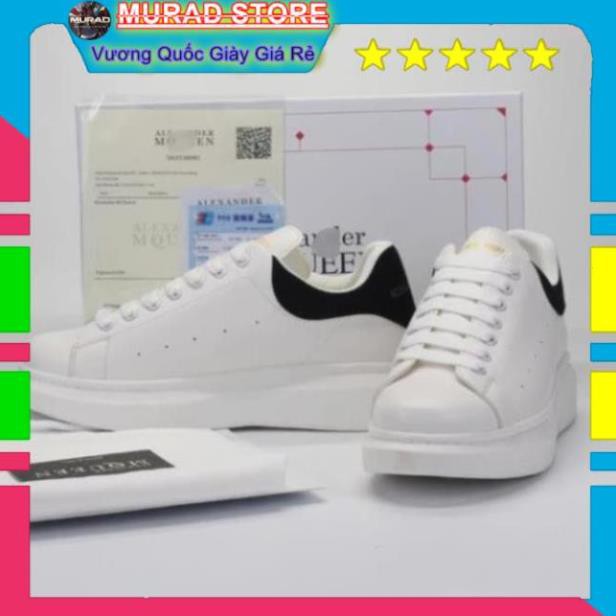 [TẶNG TẨY VỆ SINH+TẤT] Giày thể thao sneaker  MCQ gót nhung đen full box MET1 | BigBuy360 - bigbuy360.vn