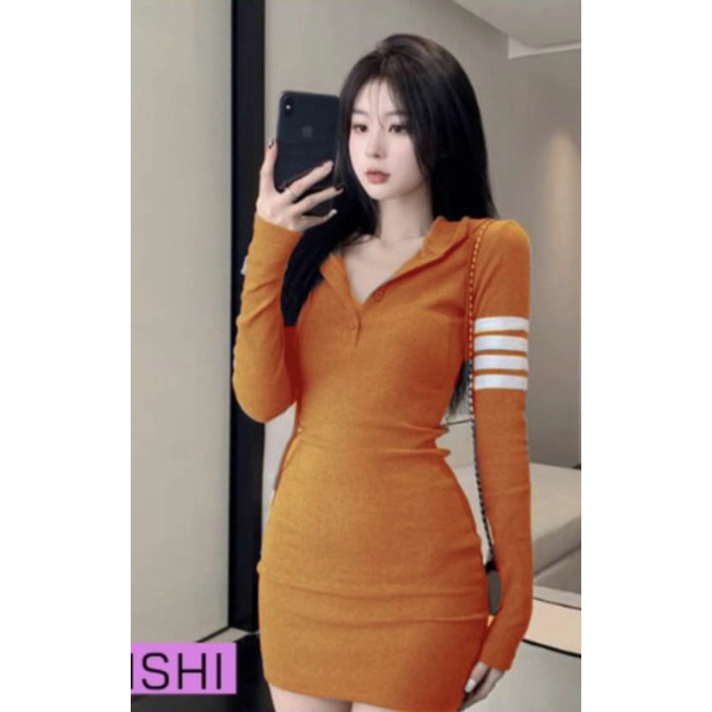 Váy body sọc tay HN302