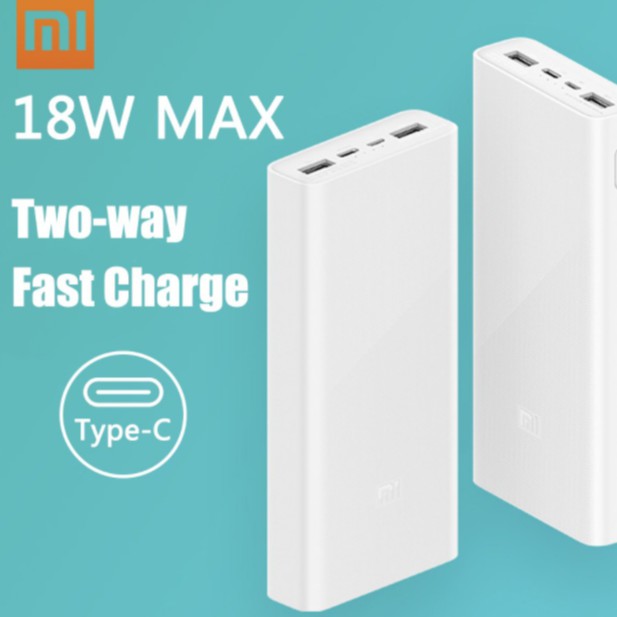 [ Bảo hành 12 tháng ] Pin sạc dự phòng 20000 mAh, pin dự phòng xiaomi chính hãng tích hợp mạch bảo vệ thông minh