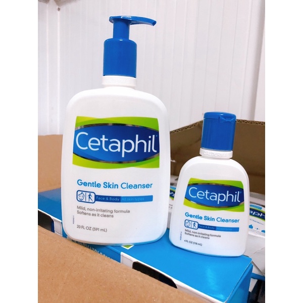 Bộ 3 sữa rửa mặt Cetaphil Gentle Skin Cleanser  bao gồm 2 chai 591ml + 1 chai 118ml