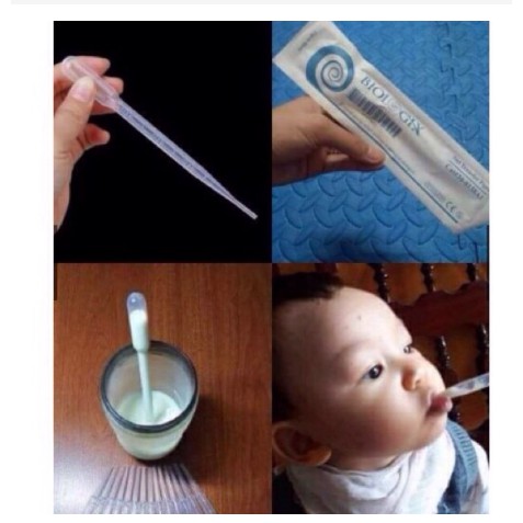 Ống hút sữa tiệt trùng biologix cho bé