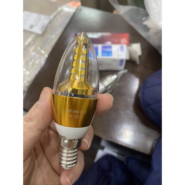 Bóng Led nhót chuyên dùng cho đèn chùm trang trí đui e14, e27