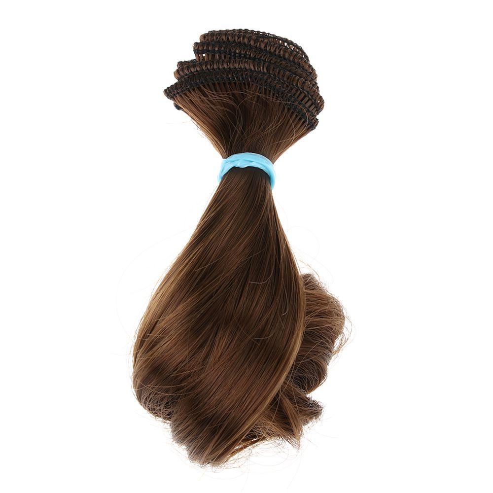 BEBETTERM Tóc Giả 15cm * 100cm Uốn Xoăn Thời Trang Cho Nữ