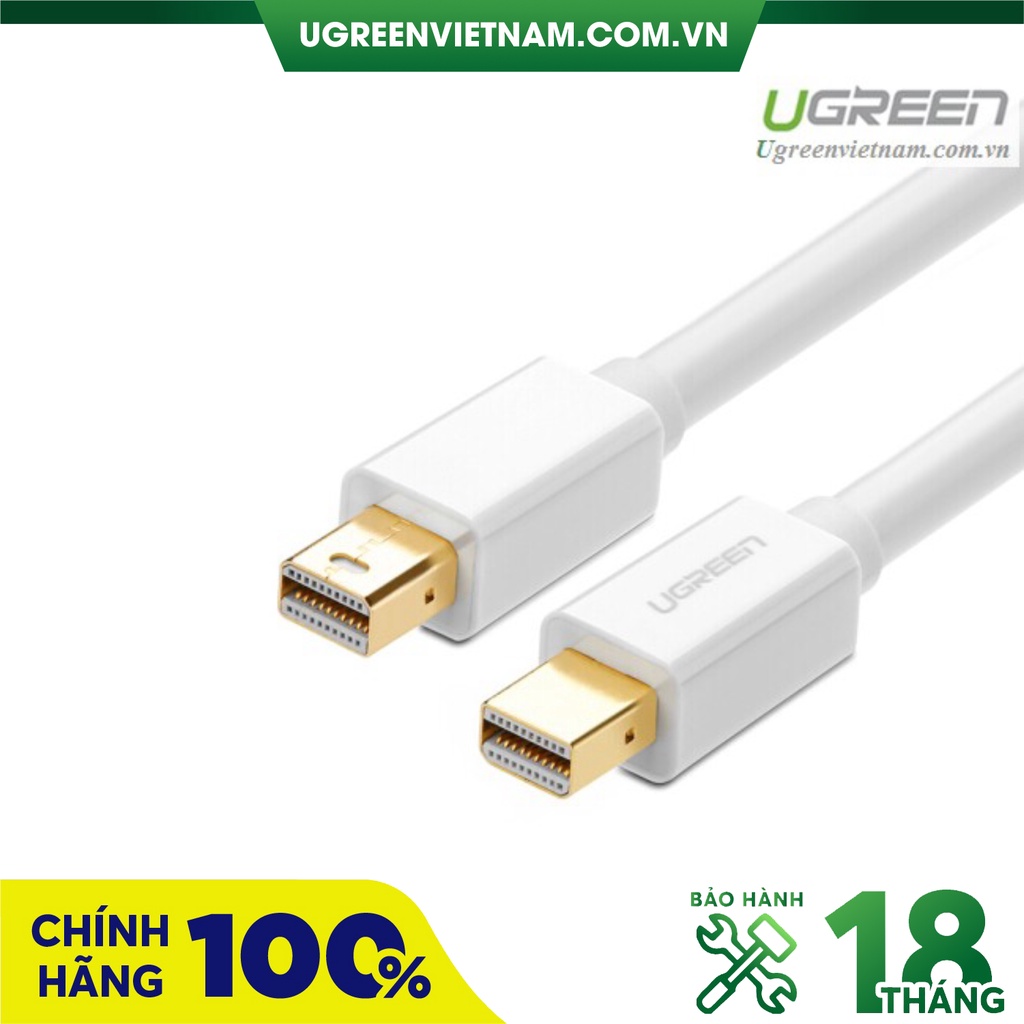 Cáp Mini Displayport 2M hỗ trợ 2K FullHD chính hãng Ugreen 10429