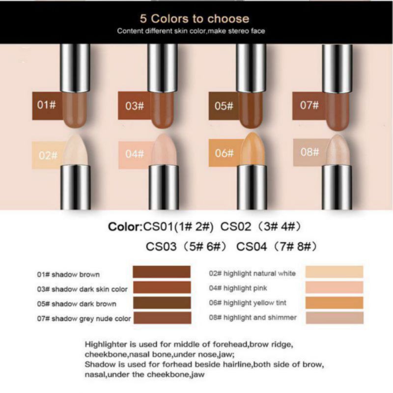 Thỏi che khuyết điểm tạo khối 2 đầu tiện dụng | BigBuy360 - bigbuy360.vn