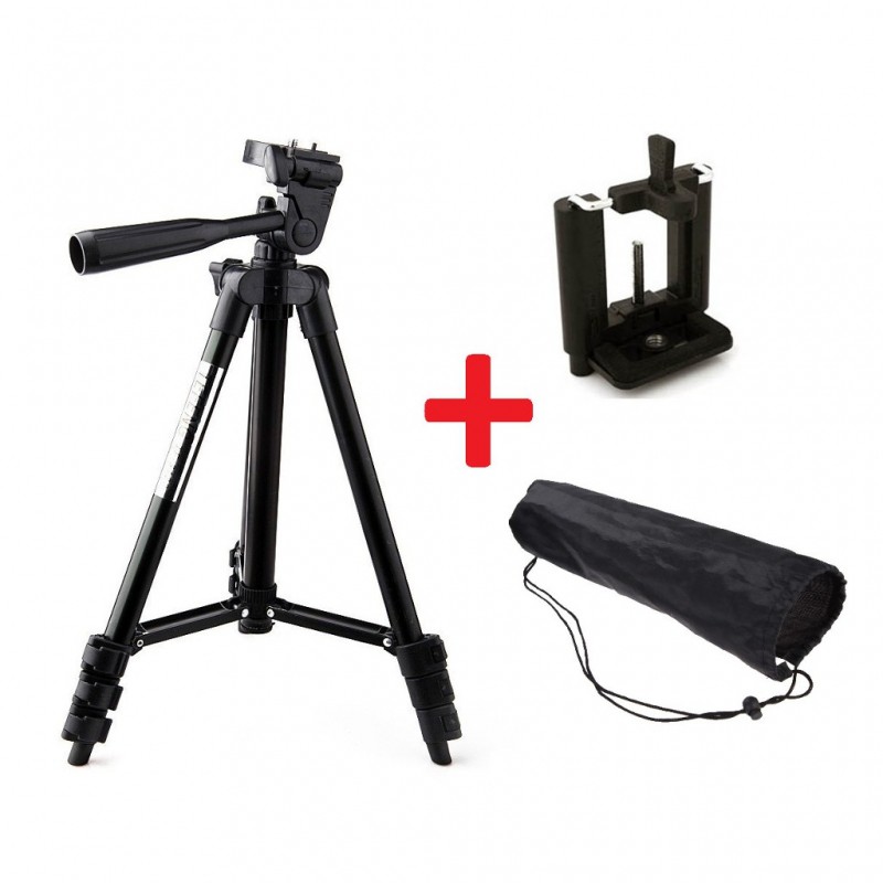 (FREESHIP + REMOTE) Giá đỡ 3 chân tripod 3110, tripod 3120 kèm remote chụp ảnh, ghi hình, xem phim mọi lúc mọi nơi