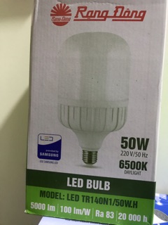Bóng đèn LED Bulb Trụ Rạng Đông 50W