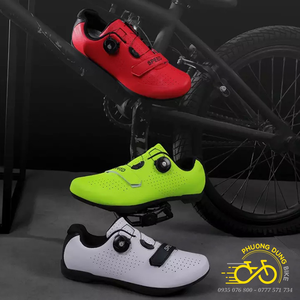 Giày đi xe đạp thể thao Road, MTB SPEED - 1 Khóa Vặn