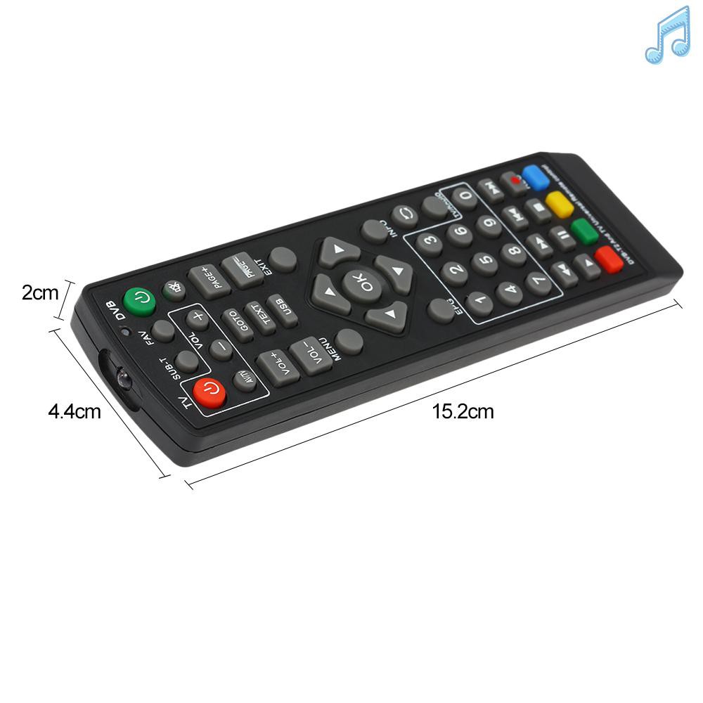 BY Universal DVB-T2 Set-Top Box Remote Control Wireless Smart Television STB Controller Replacement for HDTV Smart TV Box Black