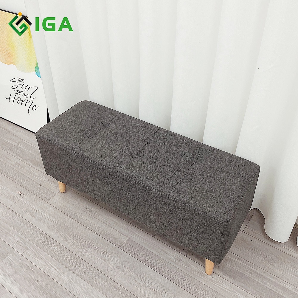 Ghế sofa giá rẻ, ghế đôn gỗ IGEA - GC10