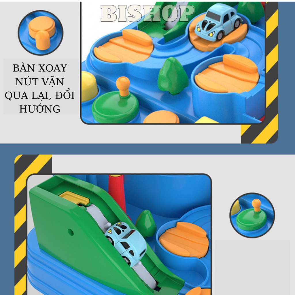 Bộ Đồ Chơi Đường Đua Phiêu Lưu  3 Xe Ô Tô  Cỡ Lớn - Đồ Chơi Giáo Dục Đường Đua Ô Tô Cho Bé Cao Cấp