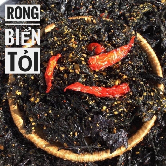 Rong Biển Tỏi Hút Chân Không - Túi 500gr