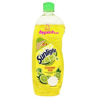 Chai nước Rửa Chén Sunlight Chanh 750g
