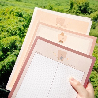 (30 TỜ) TẬP NOTE SIZE B5 GẤU NÂU LỚN