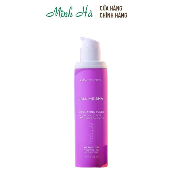 Nước hoa hồng tẩy tế bào chết Call Me BHA 120ml