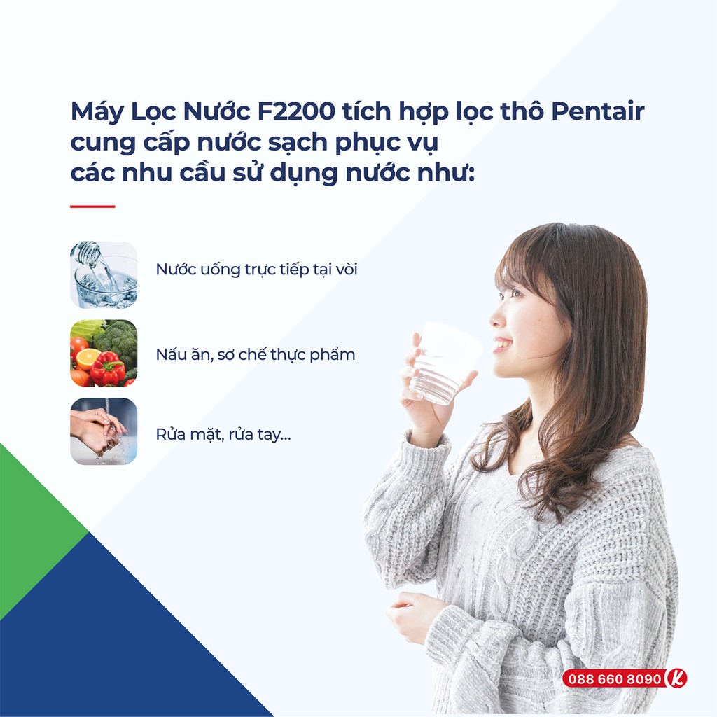 Máy Lọc Nước Pentair F2200 – máy lọc nước gia đình thế hệ mới 2021 - thương hiệu lọc nước hàng đầu tại Mỹ và Canada | BigBuy360 - bigbuy360.vn