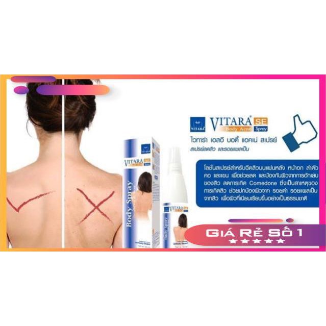 [Freeship-độc quyền] Xịt Mụn Lưng Vitara Thái Lan - 50ml | BigBuy360 - bigbuy360.vn