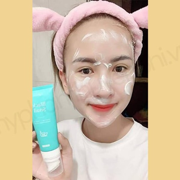 Sữa rửa mặt Black Snail HUYỀN PHI [Mua 1 tặng 2] (GIÁ SỈ)Tặng bông rửa Spa - Làm sạch lỗ chân lông&quot; Cosmetic Huyền Phi&quot;