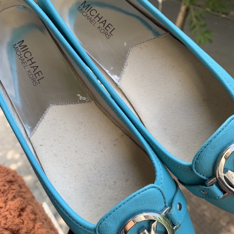 [CLEARANCE 600K sz 8 - nhập mã PUMI800] Giày Michael Kors Aqua Blue