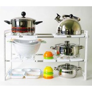 Kệ để xoong nồi gầm bồn rửa